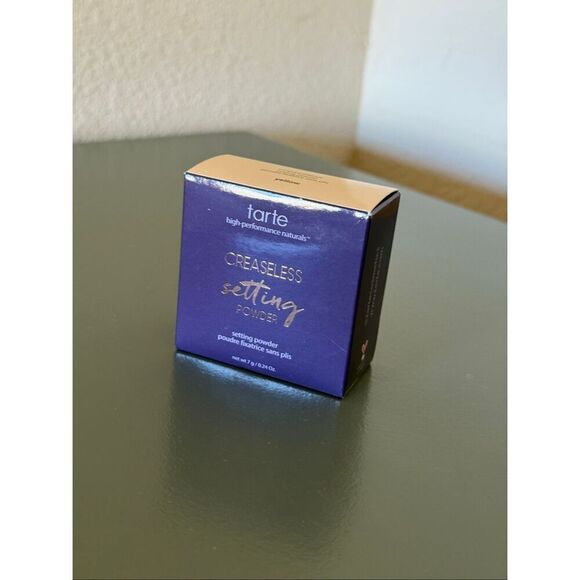 Tarte Creaseless Loose Setting Powder Translucent Yellow Full Size New In Box .2 - Picture 4 of 5